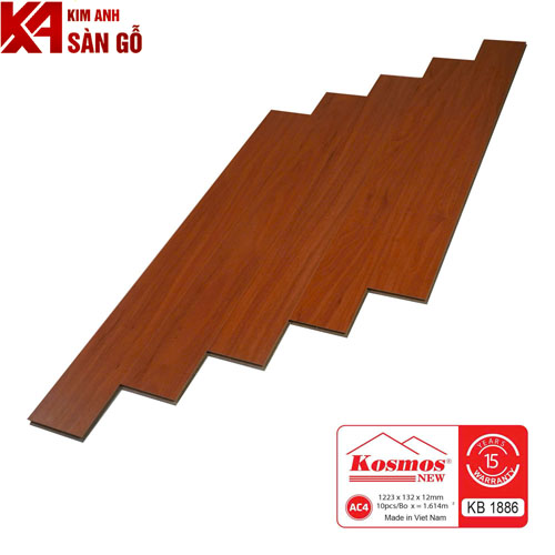 Sàn Gỗ Công Nghiệp 12MM KOSMOS-KB 1886